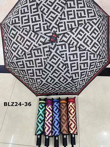 BLZ24-36 three fold auto open manula close 21inch X 8 ribs metal frame umbrella