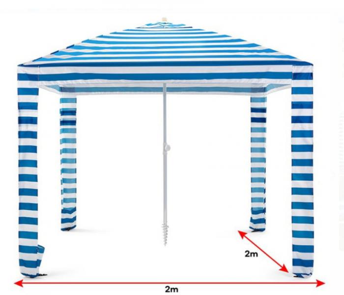 B02 Beach umbrella  2 meter X 2 meter